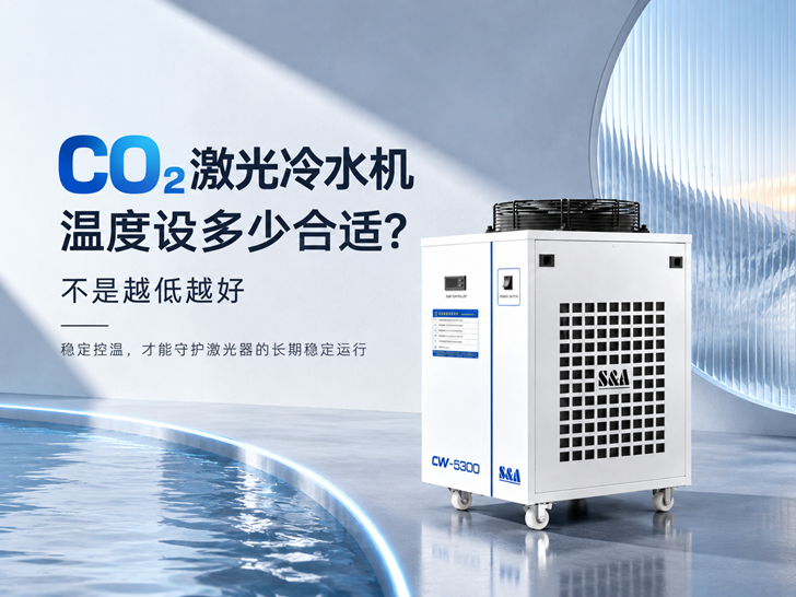 CO₂激光冷水机温度设多少合适?为什么不是越低越好?