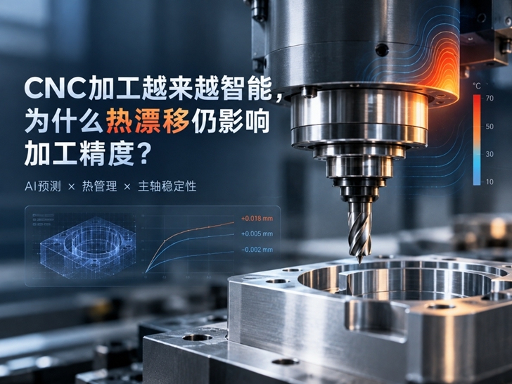 CNC加工越来越智能，为什么热漂移仍影响加工精度?