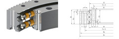 Double Row Ball Slewing Ring （external gear）