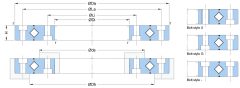 RU Series Crossed Cylindrical Roller Bearings