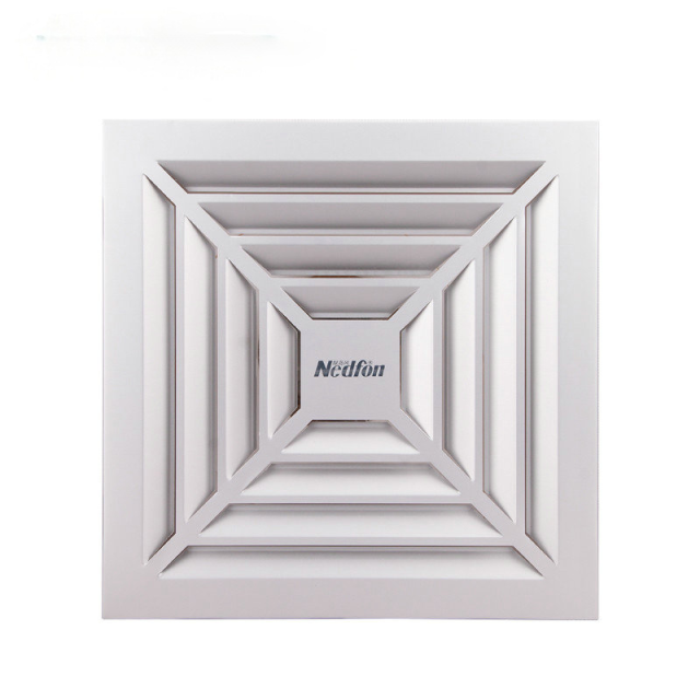Integrated ceiling exhaust fan