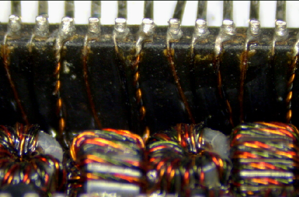 Transformer, inductor, electron microscopy