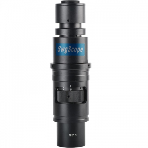 SWG-D7050-0.5X Industrial Microscope lens 0.7X-5X magnification electron microscope lens working distance 170mm