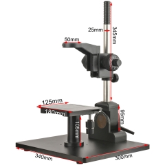 X/Y Platform Microscope Bracket Column Angle 180° Adjustable 50mm Fine Tuning Bracket