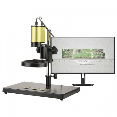 1X-28X Large Field of View HD Autofocus Electron Microscope 8.3 MP 4K HD Camera