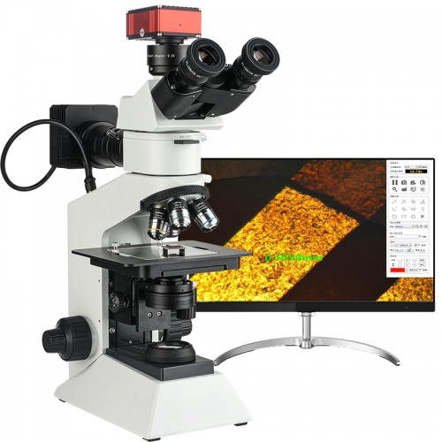 50X-500X Electronic Measuring Metallographic Microscope 4K HD Camera can be Connected to a Computer