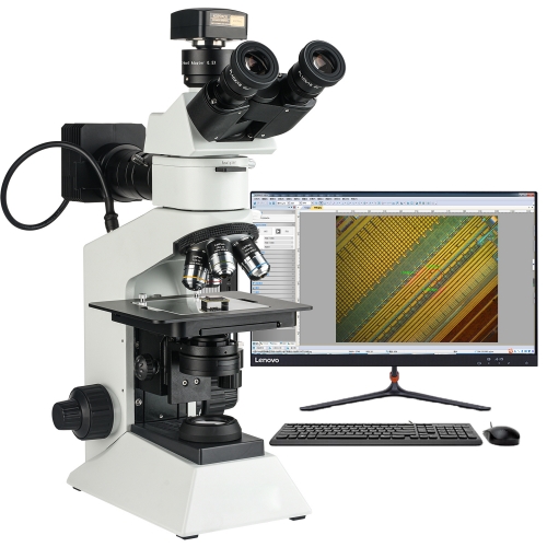 182X-1820X Electronic Measuring Metallographic Microscope 12 Million Pixels USB2.0 Camera