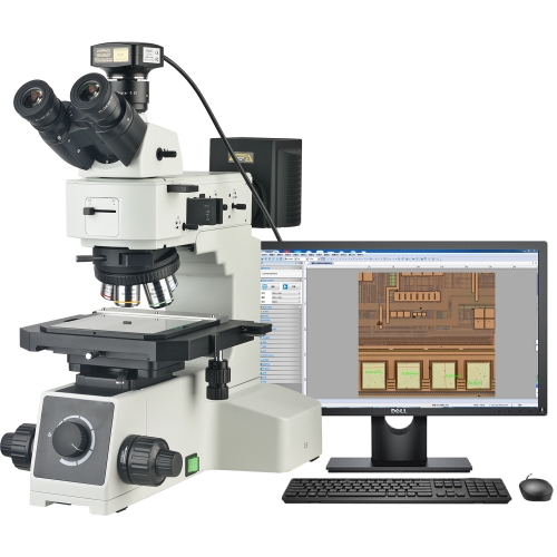 177X-1772X bright-field and dark-field Electron Metallographic Microscope 25MP USB 3.0 Measurement Camera