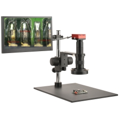 11X-85X HD Industrial Electron Microscope 13.3 Inch Monitor 4K Camera can be Connected to a Computer