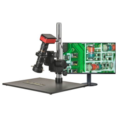 23X-193X HD Industrial Electron Microscope 360 ° Rotating Bracket 4K Measurement Camera