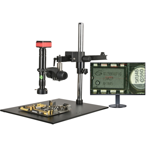 54X-348X HD Measurement Electron Microscope 4K Camera can be Connected to a Computer for Measurement and Photography