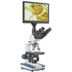 40X-2500X Electron Compound Lab Microscope 2 Million Pixels 11.6 