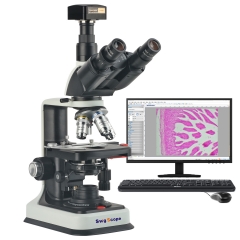 40X-2500X Electron Biological Microscope 12 Million Pixels USB2.0 Camera