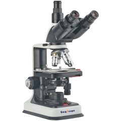 40X-2500X Trinocular Lab Biological Microscope Flat Field Achromatic Objective