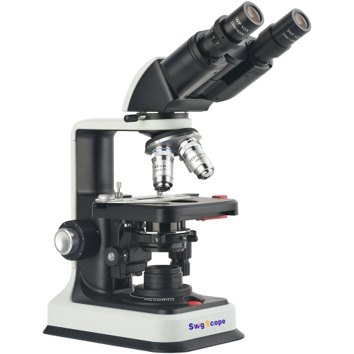 40X-2500X Binocular Lab Biological Microscope Flat Field Achromatic Objective