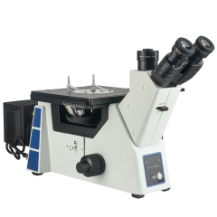 50X-500X Inverted Trinocular Bright and Dark Field Metallurgical Microscope
