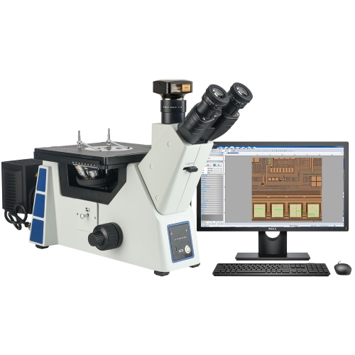 177X-1772X Inverted bright-field and dark-field Electron Metallurgical Microscope 25MP USB 3.0 Measurement Camera