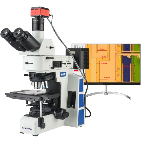 50X-500X Bright and Dark Field Electron Metallographic Microscope 4K HD Imaging