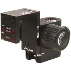 25mm Column Hole Microscope Focus Bracket 30-32mm Screw hole Distance Camera Mounting Bracke