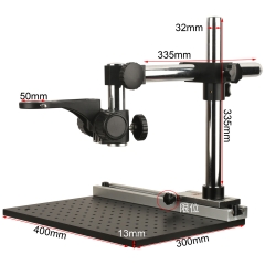 Microscope optical platform universal bracket,Lens Frame 50mm,Slider travel:230mm