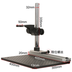 Microscope optical platform bracket,Lens Frame 50mm,Slider travel:230mm