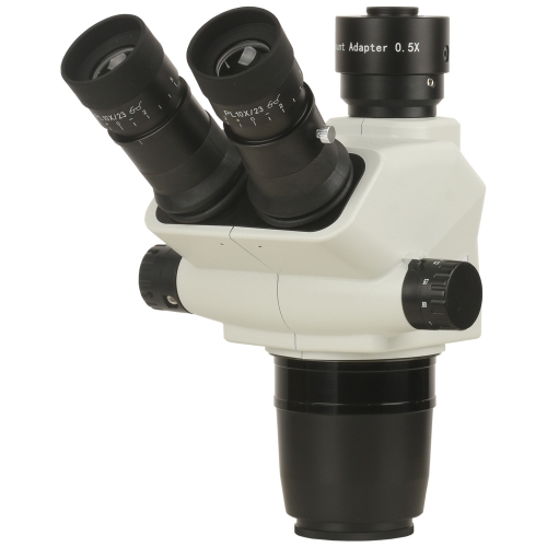6.7X-45X Trinocular Stereo Microscope Continuous Zoom Lens Trinocular Interface 0.5X